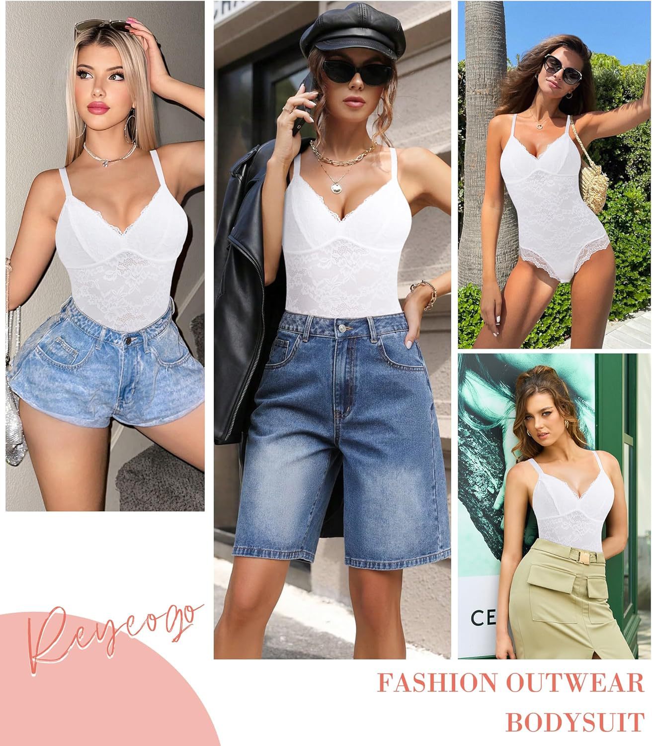 Кружевное корректирующее белье Bodysuit для женщин Tummy Control Body Shaper